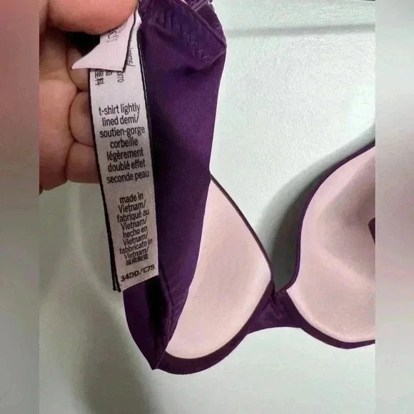 Victorias Secret T-shirt Lightly Lined Demi Bra 34DD - Picture 5 of 5